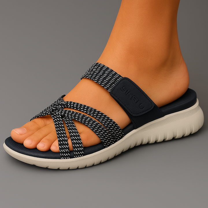 Lina Sandales Orthopédiques Confortables à Enfiler